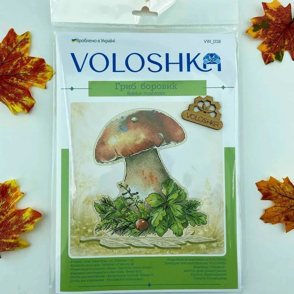 Гриб боровик Интерьерный декор из дерева для вышивки крестиком VOLOSHKA VW_018 VW_018 фото