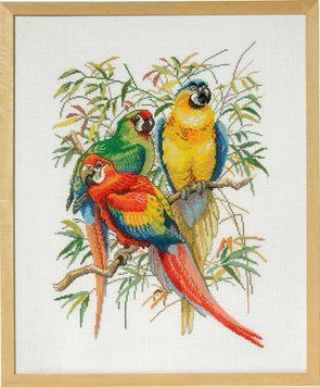 Набор для вышивания Eva Rosenstand Parrots 72-292 72-292 фото