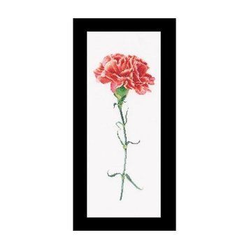 Carnation Red Linen Набор для вышивки крестом Thea Gouverneur gouverneur_465 gouverneur_465 фото