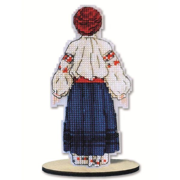 Игрушка Кукла Мотанка Набор для вышивания крестом на пластиковой канве Alisena 8139а 8139а фото