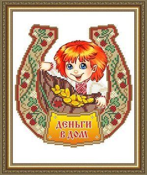 Схема на тканині для вишивання бісером ArtSolo Оберіг гроші в будинок VKA4049 VKA4049 фото