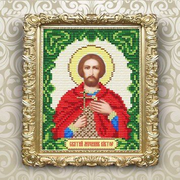 Святий мученик Віктор Набір в алмазній техніці АртСоло АТ6125 АТ6125 фото