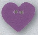 86400 Small Lilac Heart Mill Hill Button MH86400 фото