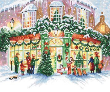 Набір для вишивання LETISTITCH Christmas Shop LETI 914 LETI914 фото