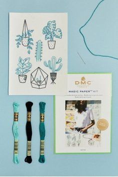 Набор для вышивания крестом DMC FK100 Cactus collection FK100 фото