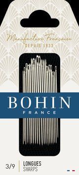 Набір голок для шиття Sharp №3/9 (20шт) Bohin (Франція) 00268 00268 фото