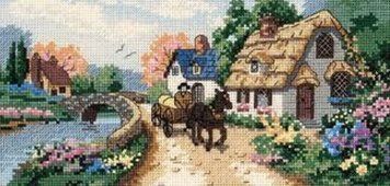 Набір для вишивання хрестом Classic Design Тиха село 4364 4364 фото