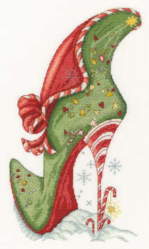 Набір для вишивання хрестиком "Цукерки-тростини//Candy Canes" Bothy Threads XSK21 фото