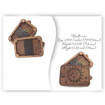 Сонце та місяць. Футляр для голок ArtInspirate Needle case Сонце та луна Needle case Сонце та луна фото