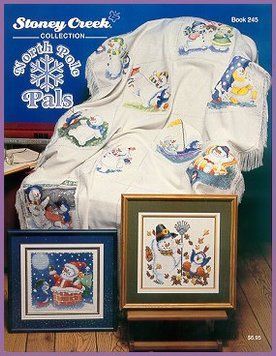 North Pole Pals Буклет зі схемами для вишивання хрестиком Stoney Creek BK245 BK245 фото