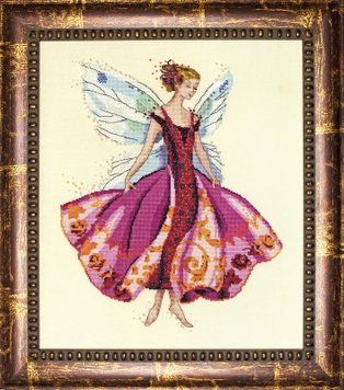 Januarys Garnet Fairy / Январская гранатовая фея Mirabilia Designs Схема для вышивания MD108 MD108 фото