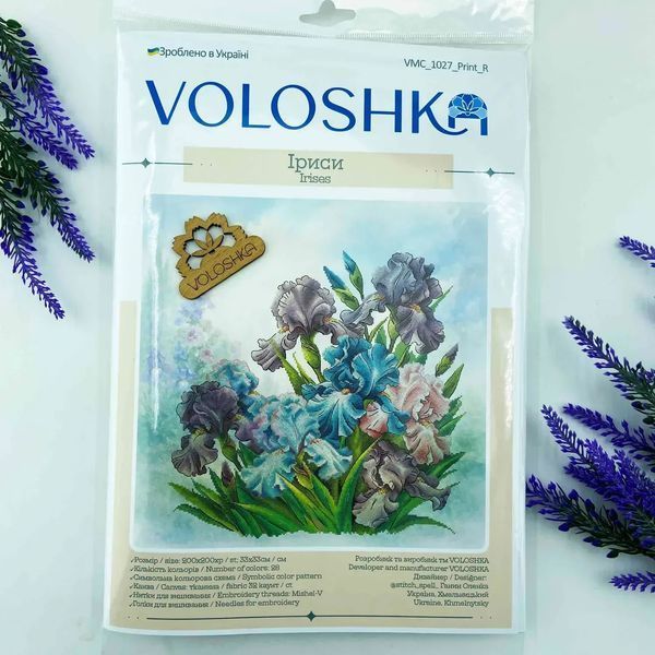 Ирисы Набор для вышивки крестиком VOLOSHKA VМС_1027 VMC_1027 фото