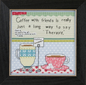 Набор для вышивания Coffee with Friends/Кофе с друзьями Mill Hill CG305103 фото