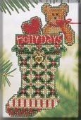 Holly Days Stocking / Чулок Mill Hill Набор для вышивания крестом MHCS47 MHCS47 фото