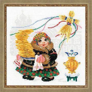 Набір для вишивки хрестиком Ріоліс 1518 Масляна. млинці 1518 фото