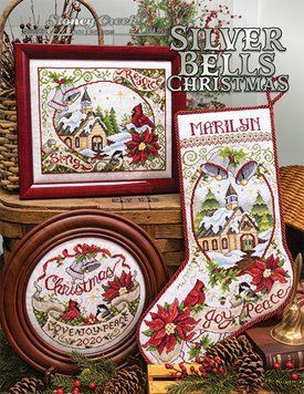 Silver Bells Christmas Буклет зі схемами для вишивання хрестиком Stoney Creek BK531 BK531 фото
