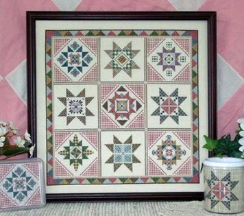 Схема для вишивання хрестиком Quilt Sampler III Linda Myers LF-76 фото
