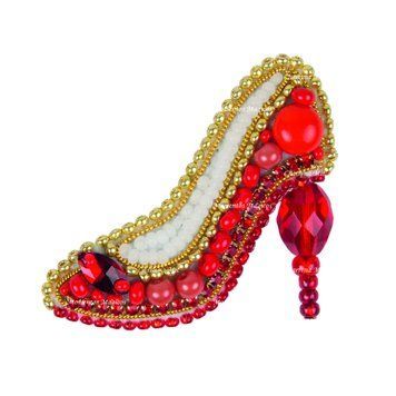 Туфелька Набор для изготовления броши Crystal Art БП-320 БП-320чм фото