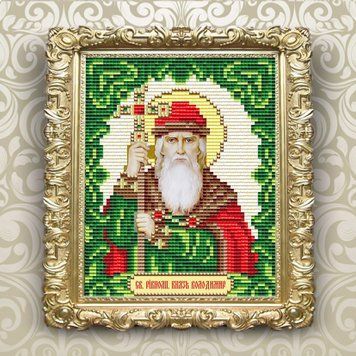 Святий рівноапостольний князь Володимир Набір в алмазній техніці АртСоло АТ6135 АТ6135 фото