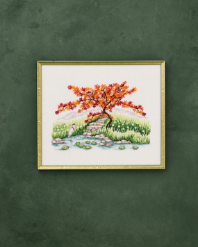 Набор для вышивания Японский клен (Japanese maple) PERMIN 70-3131 фото