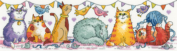 Cat Show Набор для вышивания крестом Heritage Crafts H1539 H1539 фото