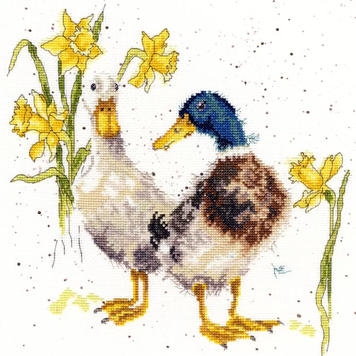 Набір для вишивання хрестиком "Качки та нарциси//Ducks And Daffs" Bothy Threads XHD6E фото