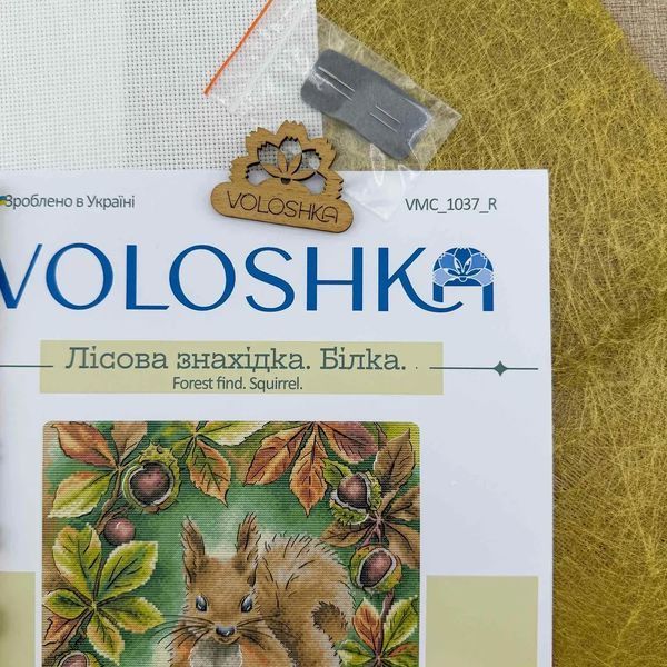 Лесная находка. Белка Набор для вышивки крестиком VOLOSHKA VМС_1037 VМС_1037 фото