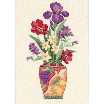 Набір для вишивки гладдю Dimensions 06230 Elegant Floral 06230 фото