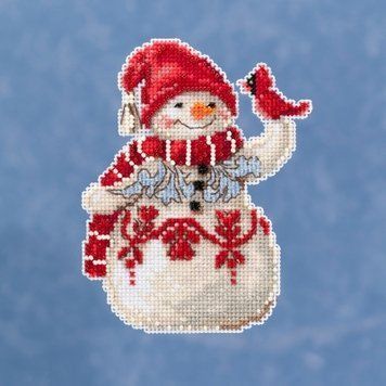 Snowman / Сніговик Mill Hill Набір для вишивання хрестиком JS201914 JS201914 фото