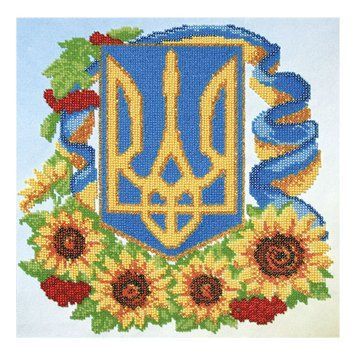 Герб с цветами Схема для вышивания бисером VDV Т-0541 Т-0541 фото