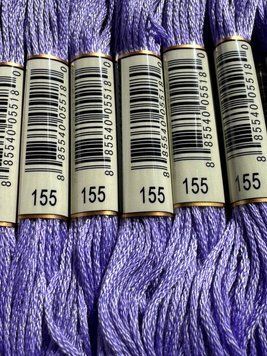 Муліне для вишивання AIRO №155 колір Blue Violet Medium Dark/Blue violet medium dark 8м AIRO155 фото