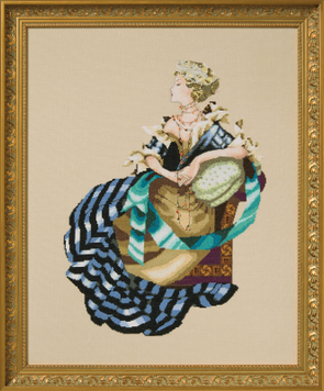 Схема для вишивання Portrait Of Lady M/Портрет леді М Mirabilia Designs MD200 фото