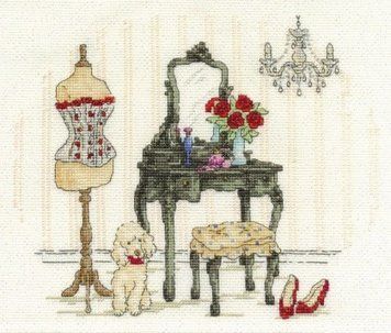 Набір для вишивання хрестом DMC BK1544 Le Boudoir BK1544 фото