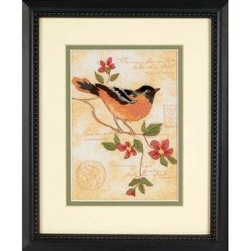 Набір для вишивки гладдю Dimensions 06237 Яскрава іволга // Elegant Oriole 06237 фото