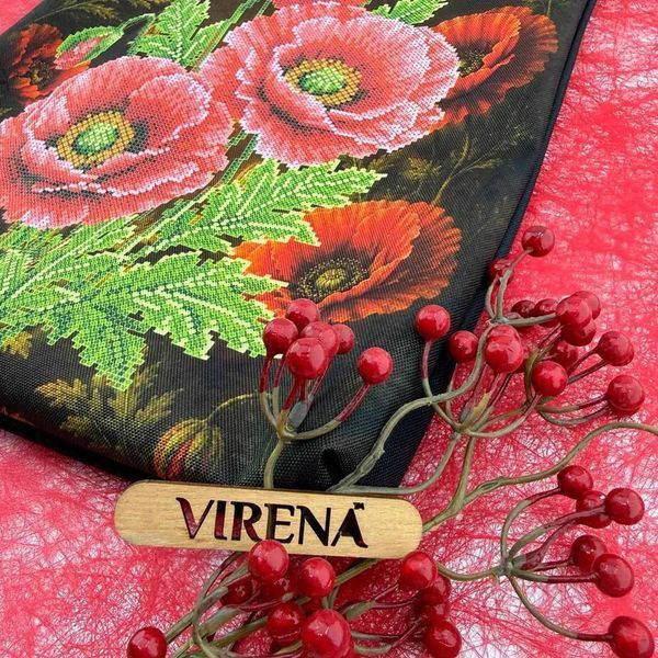 Шоппер "Маки" Сумка-шоппер под вышивку бисером Virena Шоппер_752 Шоппер_752 фото