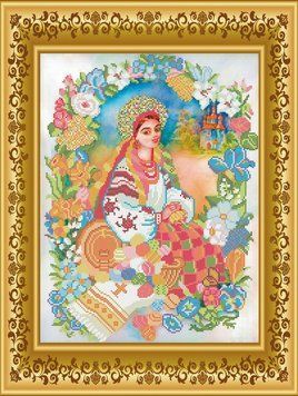 Схема для вишивки бісером Зі Святом Великодня!. Арт. СКВ-119 СКВ-119КО фото