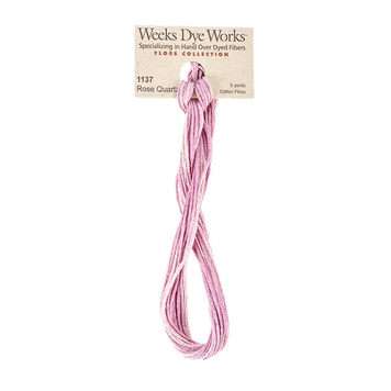 Муліне ручного фарбування Weeks Dye Works 1137 Rose Quartz WDW1137 фото