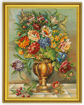 Набір для вишивання Ваза з квітами (Flower-vase) Eva Rosenstand 12-587 фото