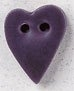 86374 Matte Purple SM Folk Heart Mill Hill Button MH86374 фото