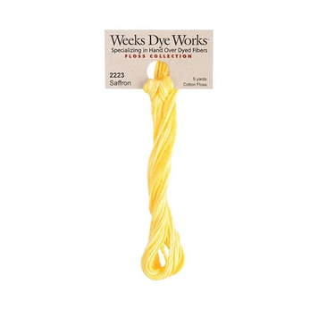 Муліне ручного фарбування Weeks Dye Works 2223 Saffron WDW2223 фото