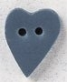 86375 Matte LT Blue SM Folk Heart Mill Hill Button MH86375 фото